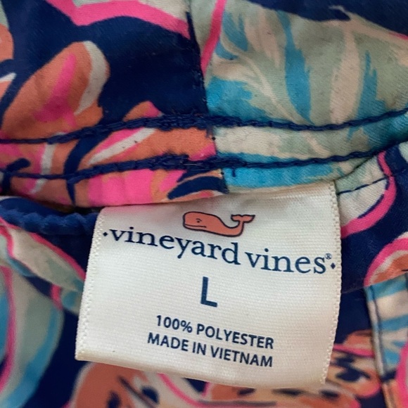 Vineyard Vines Tropical Floral Mens Swim Shorts Large - Picture 3 of 5